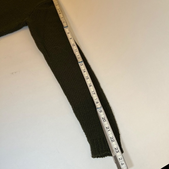 Theory Womens Black Cable Knit Wool Crew Neck Pullover Sweater Top Size P - Picture 8 of 10